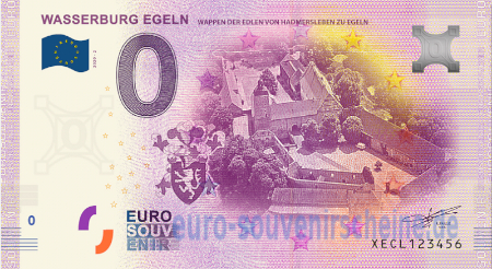 XECL-2020-2 WASSERBURG EGELN WAPPEN DER EDLEN VON HADMERSLEBEN ZU EGELN